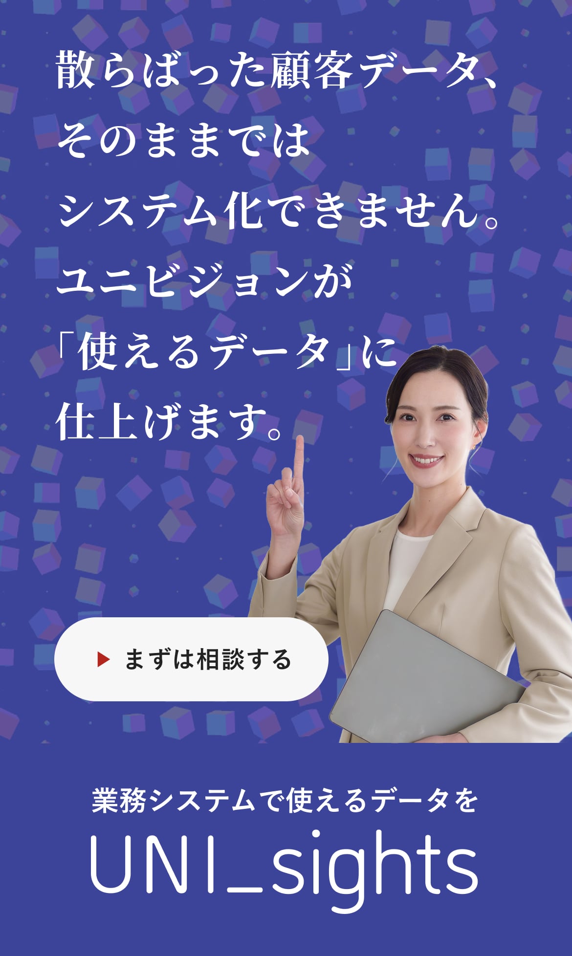 業務システムで使えるデータを UNI_sights